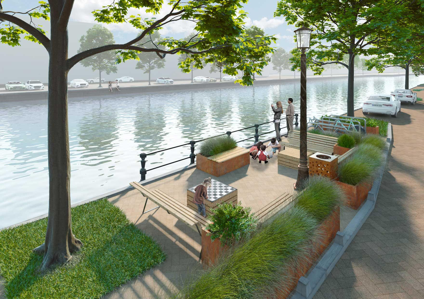 Postzegelpark Schinkelkade, Amsterdam